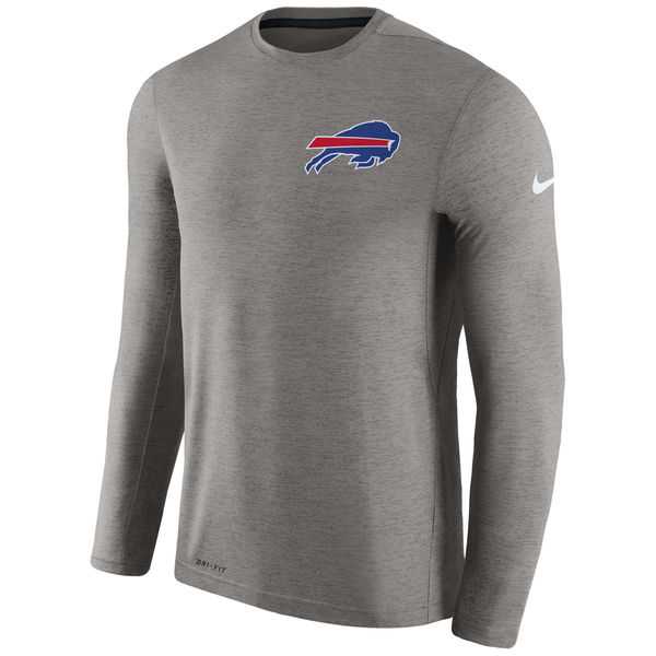 Men's Buffalo Bills Nike Charcoal Coaches Long Sleeve Performance T-Shirt,We sell and wholesale Men's Buffalo Bills Nike Charcoal Coaches Long Sleeve Performance T-Shirt on line form chian!